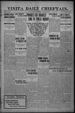 Vinita Daily Chieftain. (Vinita, Okla.), Vol. 11, No. 224, Ed. 1 Wednesday, January 5, 1910