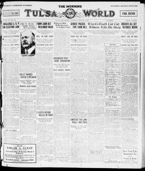 Primary view of object titled 'The Morning Tulsa Daily World (Tulsa, Okla.), Vol. 15, No. 152, Ed. 1, Tuesday, March 1, 1921'.
