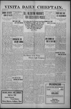 Vinita Daily Chieftain. (Vinita, Okla.), Vol. 11, No. 285, Ed. 1 Thursday, March 17, 1910