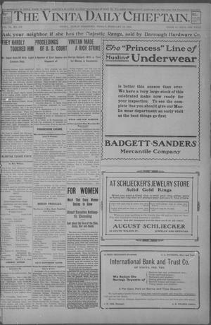 The Vinita Daily Chieftain. (Vinita, Indian Terr.), Vol. 6, No. 110, Ed. 1 Friday, February 12, 1904