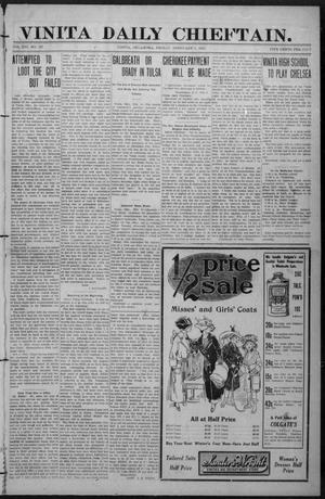 Vinita Daily Chieftain. (Vinita, Okla.), Vol. 13, No. 247, Ed. 1 Friday, February 9, 1912