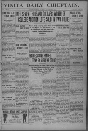 Vinita Daily Chieftain. (Vinita, Okla.), Vol. 10, No. 130, Ed. 1 Thursday, September 10, 1908