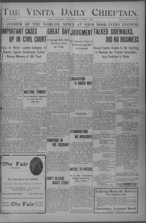 The Vinita Daily Chieftain. (Vinita, Okla.), Vol. 8, No. 297, Ed. 1 Wednesday, October 17, 1906