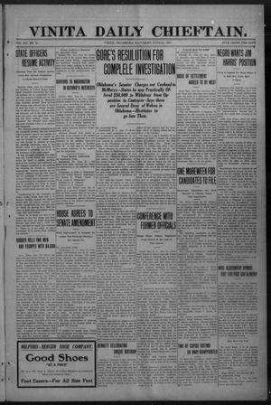 Vinita Daily Chieftain. (Vinita, Okla.), Vol. 12, No. 58, Ed. 1 Saturday, June 25, 1910