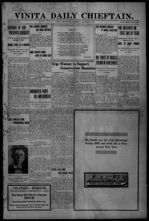 Vinita Daily Chieftain. (Vinita, Okla.), Vol. 11, No. 221, Ed. 1 Saturday, January 1, 1910