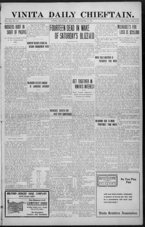 Vinita Daily Chieftain. (Vinita, Okla.), Vol. 13, No. 173, Ed. 1 Monday, November 13, 1911