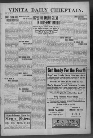 Vinita Daily Chieftain. (Vinita, Okla.), Vol. 11, No. 69, Ed. 1 Friday, July 2, 1909