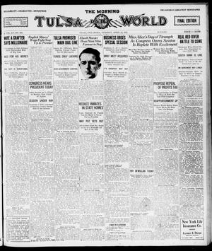 The Morning Tulsa Daily World (Tulsa, Okla.), Vol. 15, No. 194, Ed. 1, Tuesday, April 12, 1921