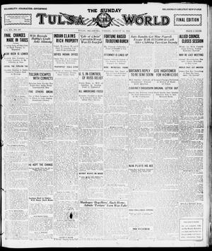 The Sunday Tulsa Daily World (Tulsa, Okla.), Vol. 15, No. 317, Ed. 1, Sunday, August 14, 1921