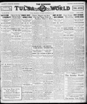 The Morning Tulsa Daily World (Tulsa, Okla.), Vol. 15, No. 352, Ed. 1, Saturday, September 17, 1921