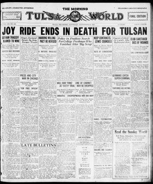 The Morning Tulsa Daily World (Tulsa, Okla.), Vol. 15, No. 259, Ed. 1, Saturday, September 24, 1921
