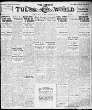 The Morning Tulsa Daily World (Tulsa, Okla.), Vol. 16, No. 48, Ed. 1, Thursday, November 17, 1921