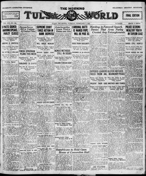 The Morning Tulsa Daily World (Tulsa, Okla.), Vol. 16, No. 130, Ed. 1, Tuesday, February 7, 1922