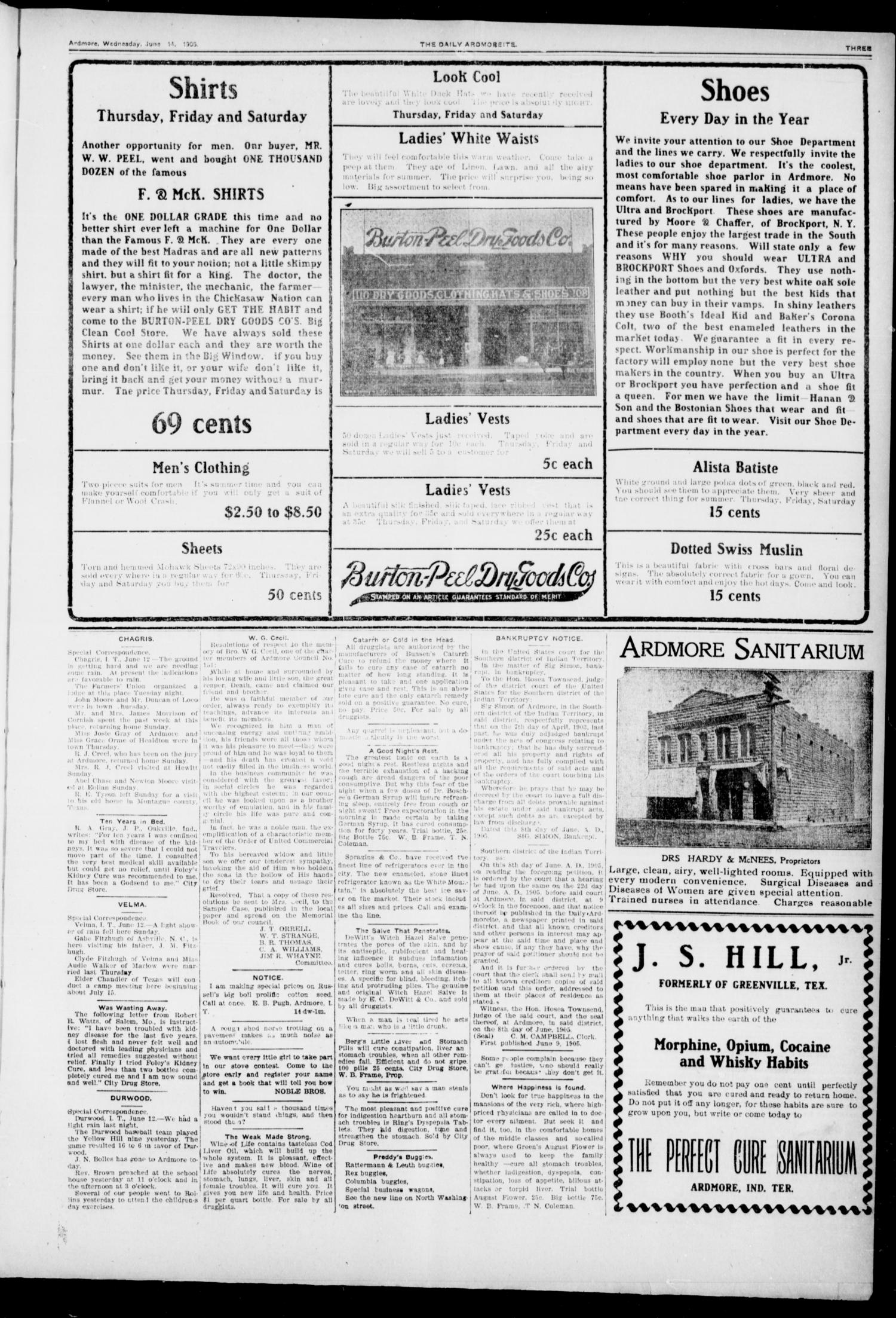 The Daily Ardmoreite. (Ardmore, Indian Terr.), Vol. 12, No. 185, Ed. 1, Wednesday, June 14, 1905
                                                
                                                    [Sequence #]: 3 of 8
                                                