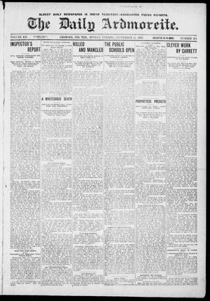 The Daily Ardmoreite. (Ardmore, Indian Terr.), Vol. 12, No. 261, Ed. 1, Monday, September 11, 1905