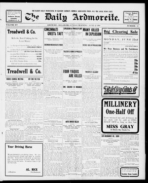 The Daily Ardmoreite. (Ardmore, Okla.), Vol. 15, No. 19, Ed. 1, Sunday, June 21, 1908