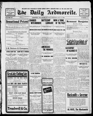 The Daily Ardmoreite. (Ardmore, Okla.), Vol. 15, No. 38, Ed. 1, Sunday, July 12, 1908