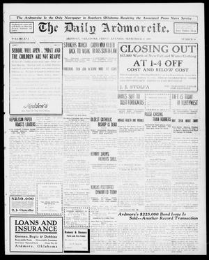 The Daily Ardmoreite. (Ardmore, Okla.), Vol. 16, No. 88, Ed. 1, Friday, September 17, 1909