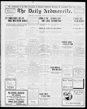 The Daily Ardmoreite. (Ardmore, Okla.), Vol. 16, No. 128, Ed. 1, Wednesday, November 3, 1909