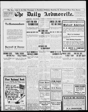 The Daily Ardmoreite. (Ardmore, Okla.), Vol. 16, No. 246, Ed. 1, Tuesday, March 22, 1910