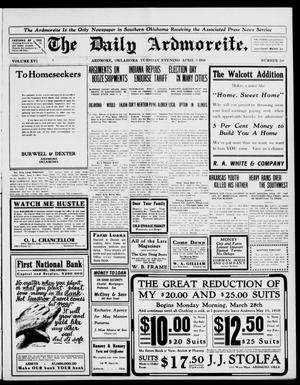 The Daily Ardmoreite. (Ardmore, Okla.), Vol. 16, No. 258, Ed. 1, Tuesday, April 5, 1910