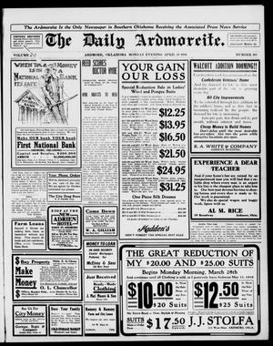 The Daily Ardmoreite. (Ardmore, Okla.), Vol. 16, No. 269, Ed. 1, Monday, April 18, 1910