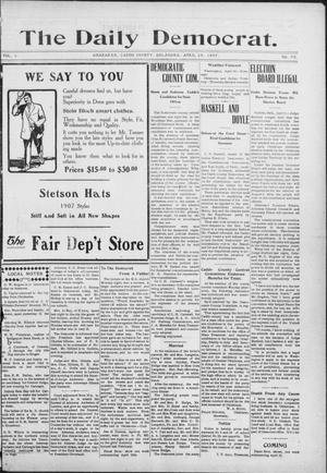 The Daily Democrat. (Anadarko, Okla.), Vol. 1, No. 70, Ed. 1, Wednesday, April 10, 1907