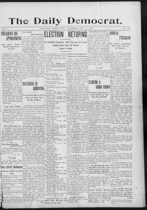 Primary view of object titled 'The Daily Democrat. (Anadarko, Okla.), Vol. 1, No. 121, Ed. 1, Tuesday, June 11, 1907'.