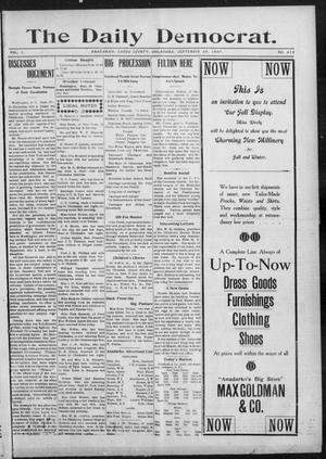 The Daily Democrat. (Anadarko, Okla.), Vol. 1, No. 213, Ed. 1, Saturday, September 28, 1907