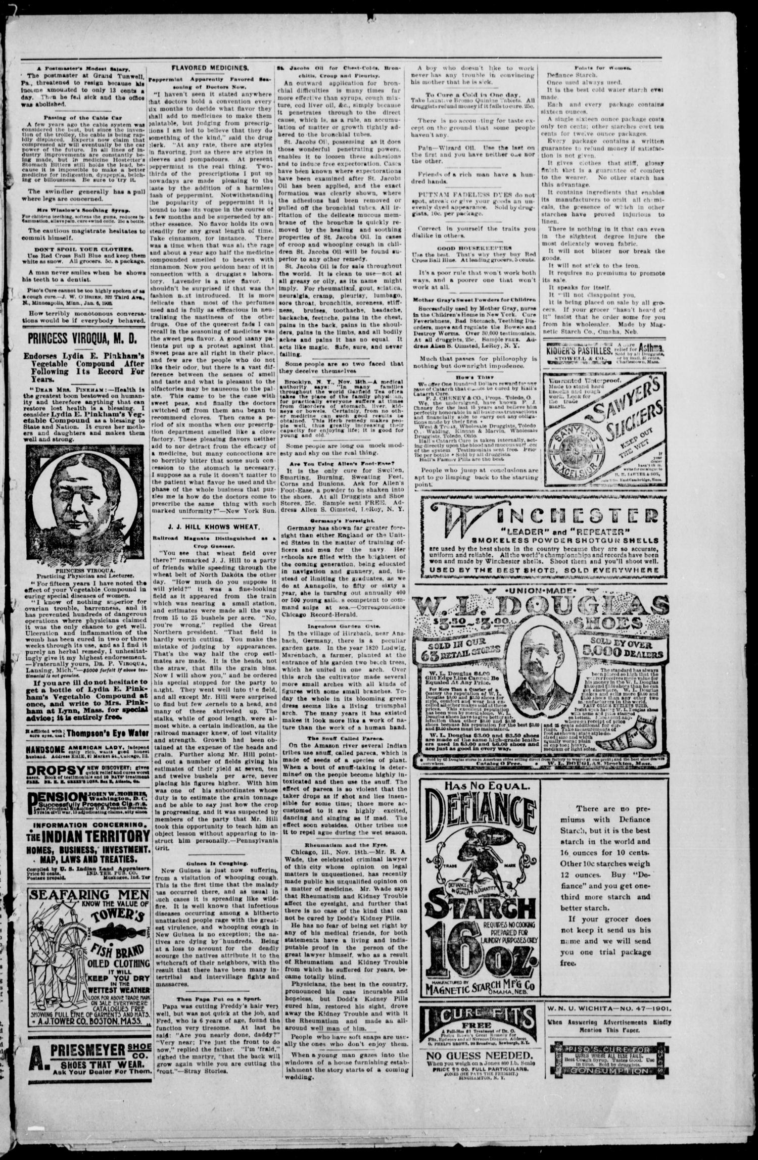 Anadarko Daily Democrat (Anadarko, Okla.), Vol. 1, No. 67, Ed. 1, Tuesday, November 26, 1901
                                                
                                                    [Sequence #]: 3 of 8
                                                