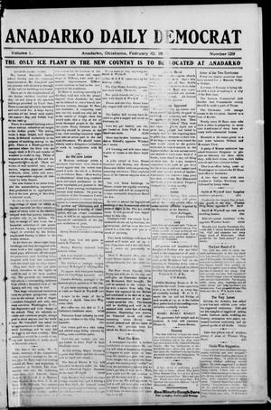 Anadarko Daily Democrat (Anadarko, Okla.), Vol. 1, No. 129, Ed. 1, Monday, February 10, 1902