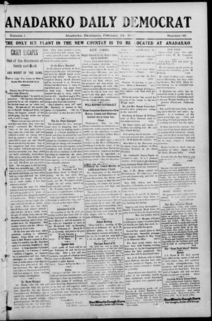 Anadarko Daily Democrat (Anadarko, Okla.), Vol. 1, No. 141, Ed. 1, Monday, February 24, 1902