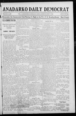 Anadarko Daily Democrat (Anadarko, Okla.), Vol. 1, No. 178, Ed. 1, Tuesday, April 8, 1902
