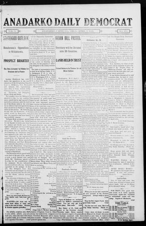 Anadarko Daily Democrat (Anadarko, Okla.), Vol. 1, No. 179, Ed. 1, Wednesday, April 9, 1902