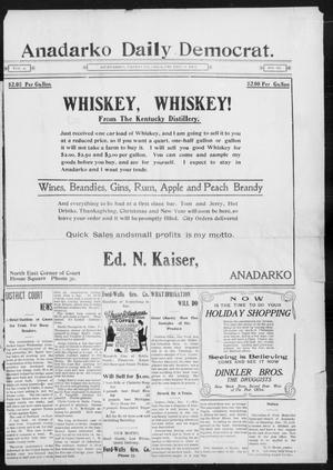 Anadarko Daily Democrat. (Anadarko, Okla.), Vol. 4, No. 87, Ed. 1, Friday, December 9, 1904
