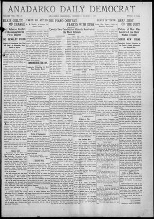 Anadarko Daily Democrat (Anadarko, Okla.), Vol. 8, No. 30, Ed. 1, Thursday, March 4, 1909