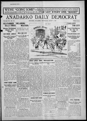 Anadarko Daily Democrat (Anadarko, Okla.), Vol. 8, No. 158, Ed. 1, Wednesday, August 4, 1909