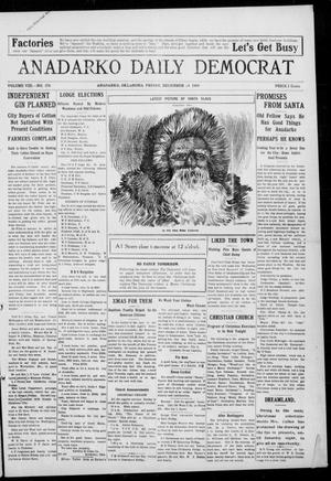 Anadarko Daily Democrat (Anadarko, Okla.), Vol. 8, No. 276, Ed. 1, Friday, December 24, 1909