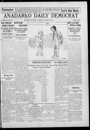 Anadarko Daily Democrat (Anadarko, Okla.), Vol. 8, No. 298, Ed. 1, Thursday, January 20, 1910