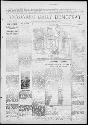 Anadarko Daily Democrat (Anadarko, Okla.), Vol. 8, No. 315, Ed. 1, Wednesday, February 9, 1910