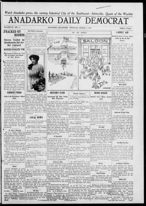 Anadarko Daily Democrat (Anadarko, Okla.), Vol. 9, No. 21, Ed. 1, Thursday, March 3, 1910
