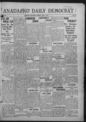 Anadarko Daily Democrat (Anadarko, Okla.), Vol. 9, No. 102, Ed. 1, Monday, June 6, 1910