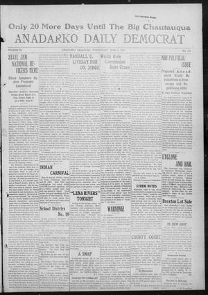 Anadarko Daily Democrat (Anadarko, Okla.), Vol. 9, No. 104, Ed. 1, Wednesday, June 8, 1910