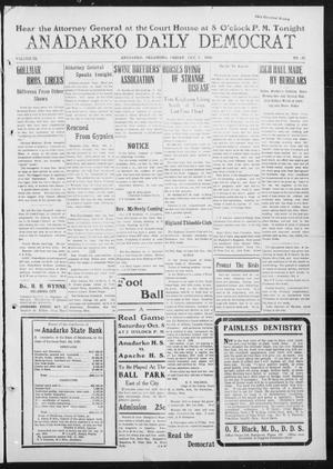 Anadarko Daily Democrat (Anadarko, Okla.), Vol. 9, No. 207, Ed. 1, Friday, October 7, 1910