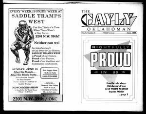 Primary view of object titled 'The Gayly Oklahoman (Oklahoma City, Okla.), Vol. 6, No. 6, Ed. 1 Wednesday, June 1, 1988'.
