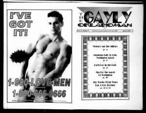 Primary view of object titled 'The Gayly Oklahoman (Oklahoma City, Okla.), Vol. 11, No. 8, Ed. 1 Thursday, April 15, 1993'.