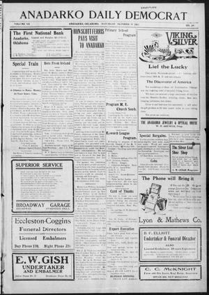 Anadarko Daily Democrat (Anadarko, Okla.), Vol. 12, No. 56, Ed. 1, Saturday, October 18, 1913