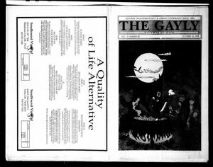 Primary view of object titled 'The Gayly Oklahoman (Oklahoma City, Okla.), Vol. 12, No. 20, Ed. 1 Saturday, October 15, 1994'.