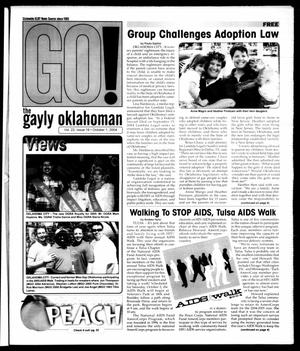 Primary view of object titled 'The Gayly Oklahoman (Oklahoma City, Okla.), Vol. 22, No. 19, Ed. 1 Friday, October 1, 2004'.