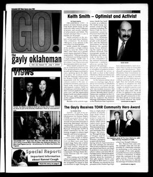 Primary view of object titled 'The Gayly Oklahoman (Oklahoma City, Okla.), Vol. 22, No. 13, Ed. 1 Thursday, July 1, 2004'.